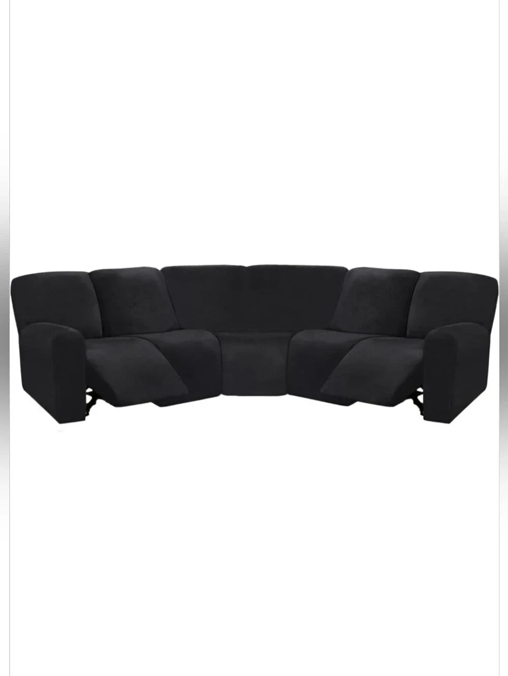 Luxury Black Reclining Sectional Sofa Cover Bring The Old Into New Again